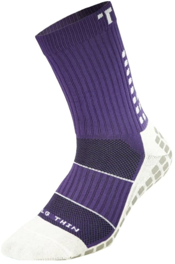 Calcetines Trusox Thin 3.0 - Purple with White trademarks